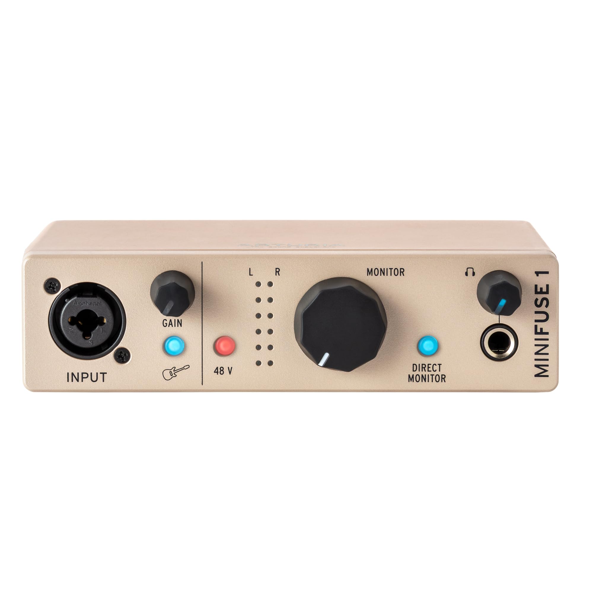 Arturia MiniFuse 1 Champagne Edition | USB-C Audio Interface for